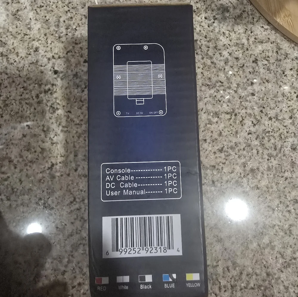 Source Unknown Vibrant Blue Handheld Console